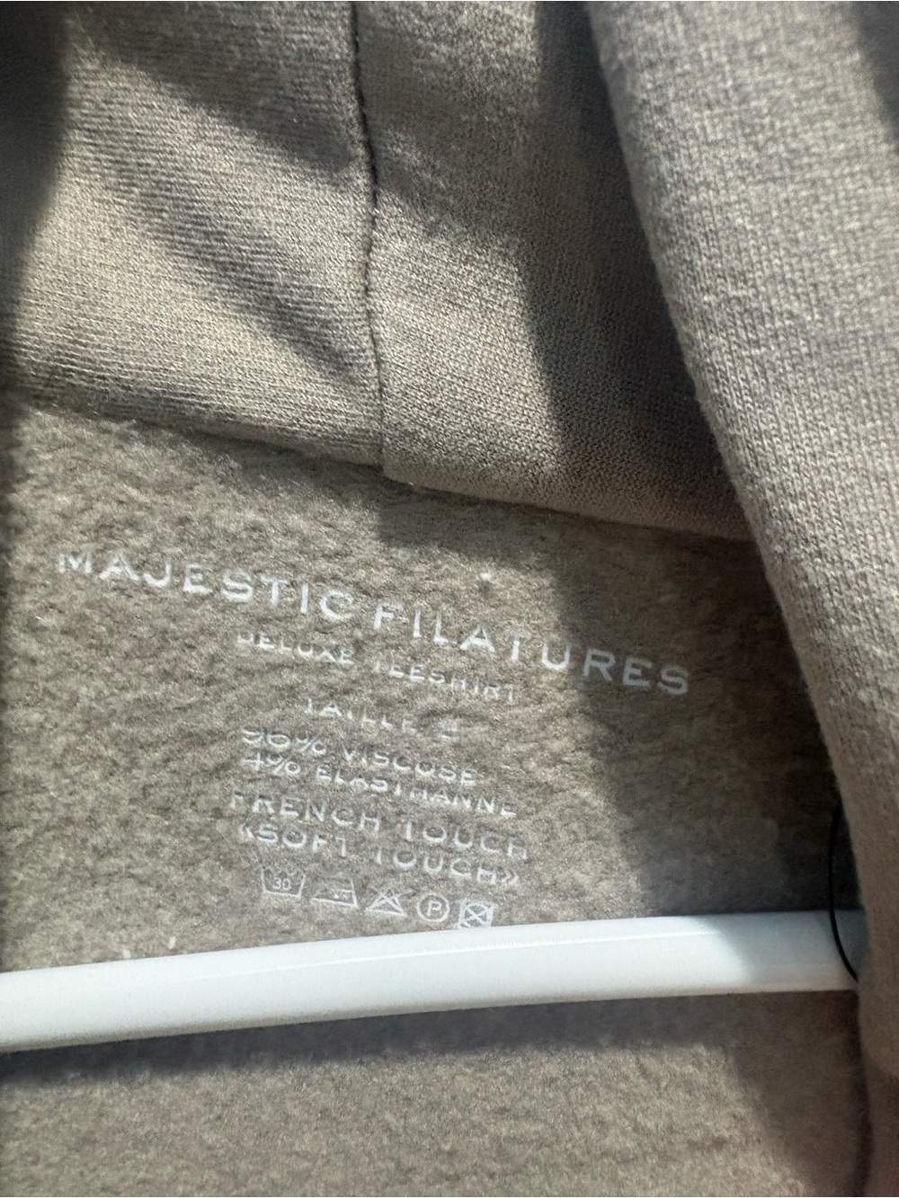 Majestic Filatures Women's Gray Double-Face Open Cardigan - Picture 3 of 6